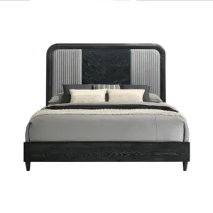 Skyline Headboard, Footboard & Slat Kit-Onyx - Queen
