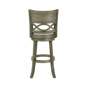 Manchester 29" Bar Stool-Ant Gray W/Fabric Seat