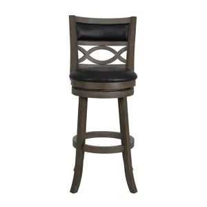 Manchester 29" Bar Stool-Ant Gray W/Pu Seat