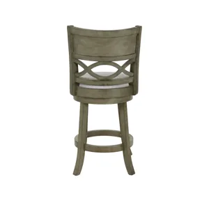 Manchester 24" Counter Stool-Ant Gray W/Fabric Seat