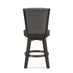 Diva 24" Swivel Counter Stool-Glitter Gray