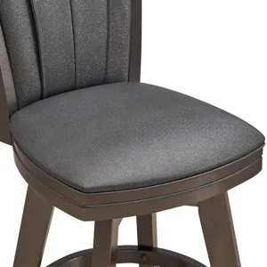 Diva 24" Swivel Counter Stool-Glitter Gray