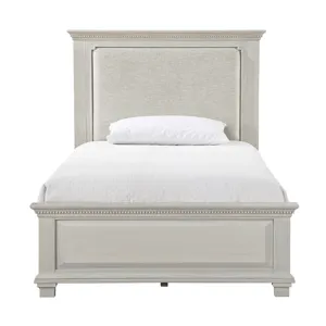 Silver Sands Panel Footboard & Slats-Gray - Full