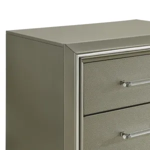 Lumina Nightstand Silver