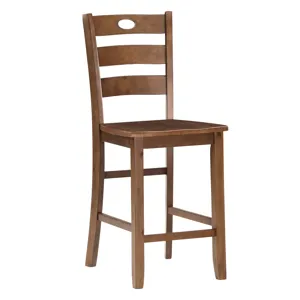 Salem 5 PC Counter Height Dining Set, Table & 4 Chairs Tobacco
