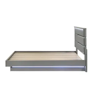 Paradox Platform Bed Headboard-Gray - Queen