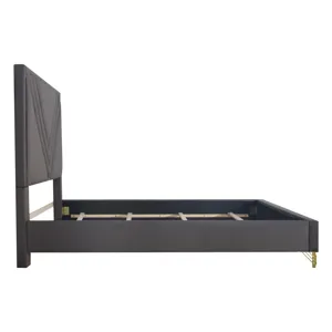 Symmetry Panel Side Rails-Charcoal - Queen/King