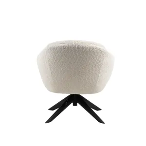 Fleming Ivory Boucle Swivel Lounge Chair(1 Per Carton(New)