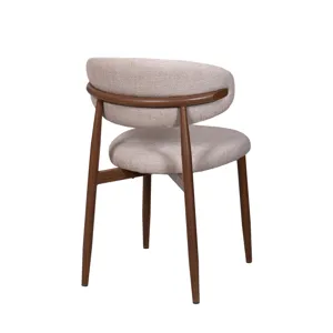 Royce Side Chair W Walnut Metal Frame-Toast(2 Per Carton)