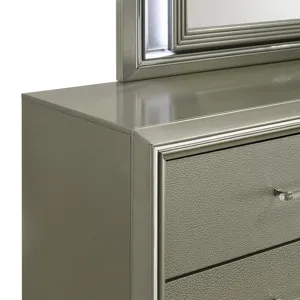 Lumina Lighted Mirror Silver