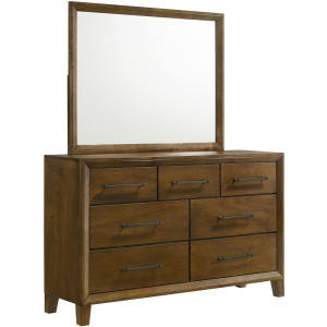 Ballard Mirror-Walnut