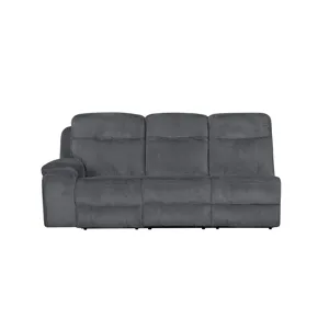 Teddy LAF Sofa W/Power Headrest & Footrest-Gray