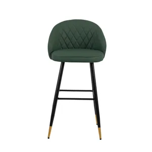 Oliver Green Vegan Leather Bar Chair(2 Per Carton)