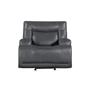 Titan Glider Recliner W/Power Headrest & Footrest-Gray