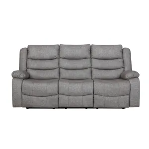 Granada Dual Recliner Sofa W/Power Footrest Gray