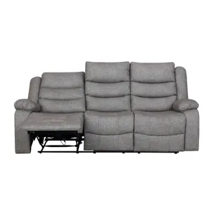 Granada Dual Recliner Sofa W/Power Footrest Gray