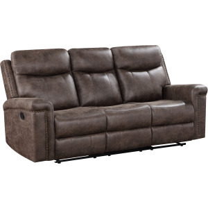 Quade Sofa W/Power Footrest Mocha