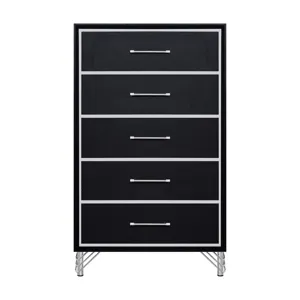 Ava 5 Drawer Chest-Ebony