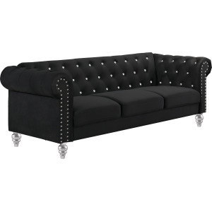 Emma Crystal Sofa-Black