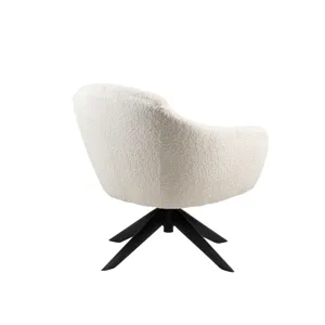 Fleming Ivory Boucle Swivel Lounge Chair(1 Per Carton(New)