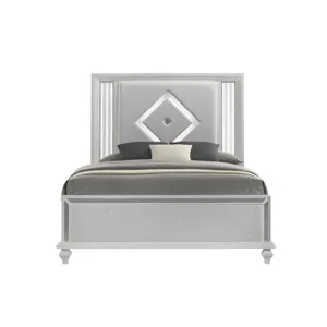 Stardust Side Rails-White - Queen/King