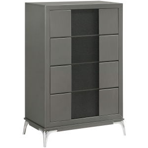 Nocturne 4 Drawer Chest-Slate