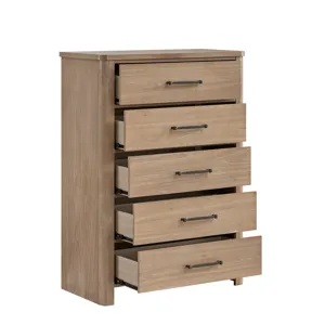 Anika 5 Drawer Chest-Natural