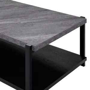 Linea 3 PC Occasional Set 1 Coffee & 2 End Tables-Dk Gray F
