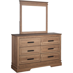 Coventry Hall Mirror-Pecan
