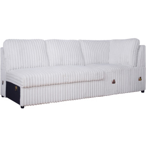 Bliss LAF Loveseat With Corner-Mist Gray