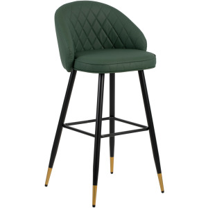 Oliver Green Vegan Leather Bar Chair(2 Per Carton)