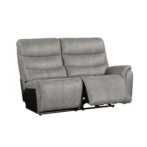 Kamari RAF Loveseat W/One Power Headrest & Footrest-Gray
