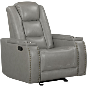 Breckenridge II Glider Recliner-Lt Gray