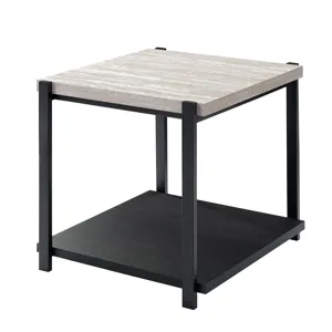 Linea 3 PC Occasional Set 1 Coffee & 2 End Tables-Lt Gray F