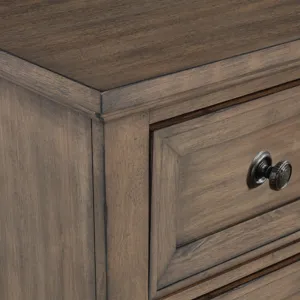 Mariana Nightstand W/USB-Vintage Mocha