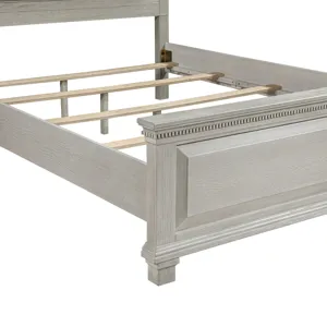 Silver Sands Panel Headboard-Gray - Queen