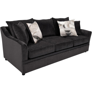 Sylvie Sofa W/4 Accent Pillows-Lush Mink Gray