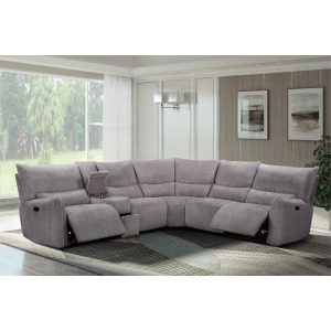 Remsen RAF Loveseat W/One Recliner-Latte