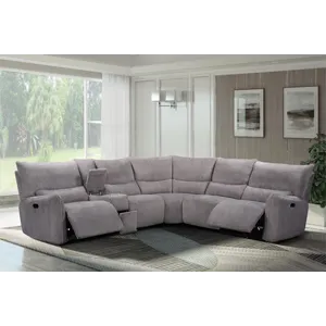 Remsen RAF Loveseat W/One Recliner-Latte