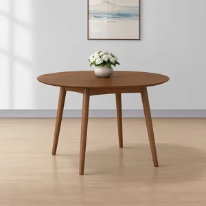 Oscar 47" Round Dining Table Walnut