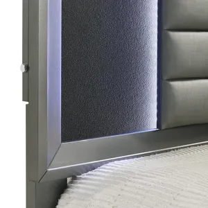 Nocturne Platform Siderails & Slats-Slate - California King