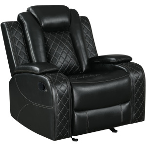 Orion II Glider Recliner-Black