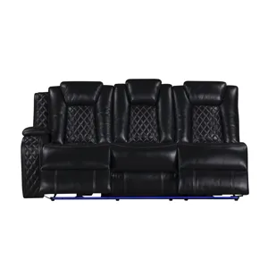 Orion II LAF Sofa W/Power Footrest & Headrest-Black