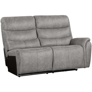 Kamari RAF Loveseat W/One Power Headrest & Footrest-Gray