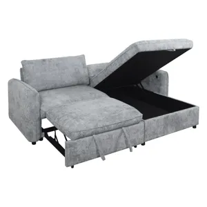 Finn Storage Chaise-Gray