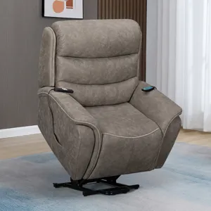Kamari Power Lift Recliner W Heat & Massage-Gray