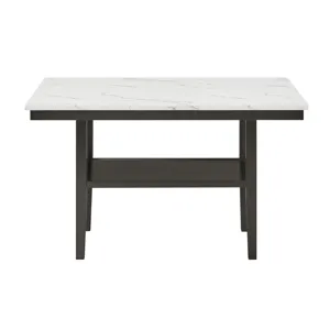 Carissa 60" Rectangle Counter Table W/Storage Shelf