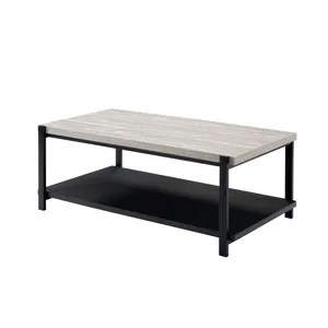 Linea 3 PC Occasional Set 1 Coffee & 2 End Tables-Lt Gray F