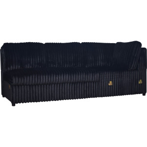 Bliss LAF Loveseat With Corner-Midnight
