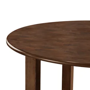 Pascal 47" Round Dining Table-Walnut